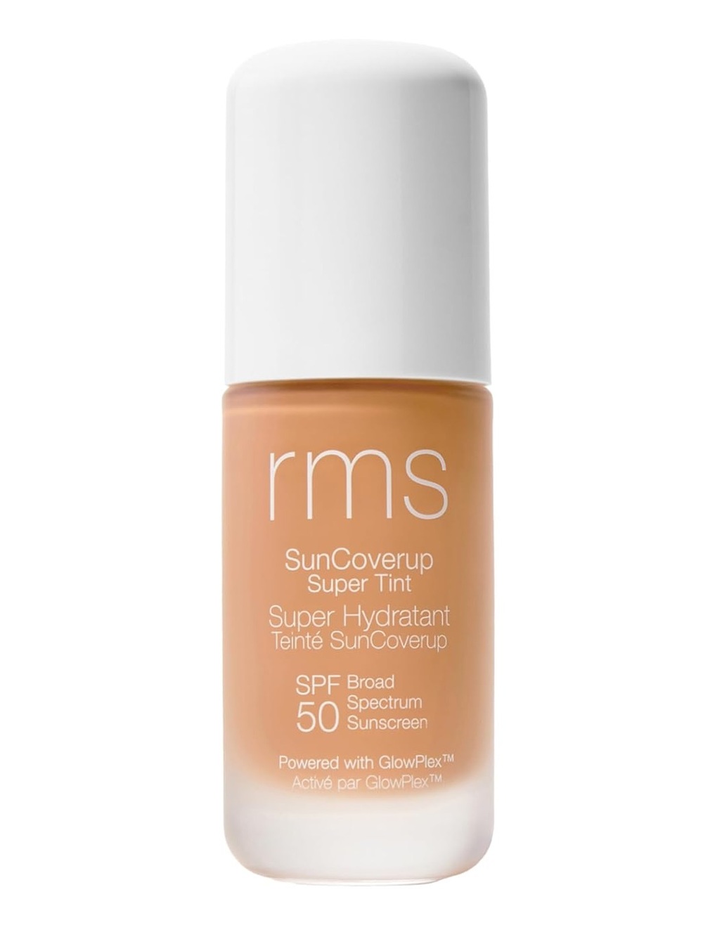 RMS Beauty Tan SunCoverup Super Tint Broad Spectrum SPF 50 Sunscreen- warm tan